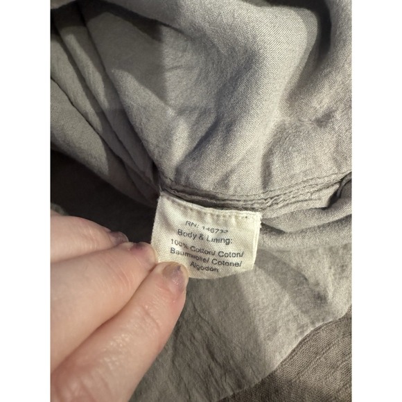 Mirth Women's Brown Cotton Gauze Tunic OS Boho Kaftan Top Earthy Natural India - Picture 10 of 10